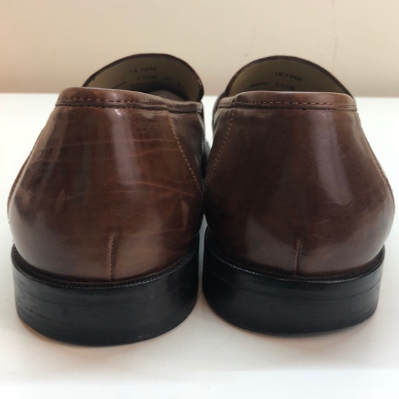 Johnston & Murphy Brown Leather Tassel Loafers main image 7